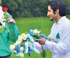 ۴۰ هزار شاخه گل با نام«نبی الرحمه(ص)، هدیه مسلمانان به آمریکایی ها