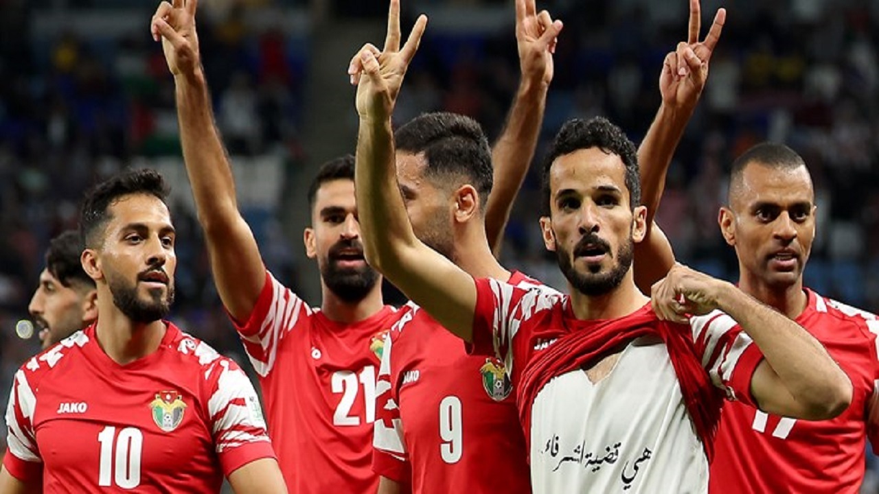  بازیکن اردن بعد از جریمه AFC: فدای سر فلسطین!